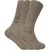 Set van 3 mes ademende, sokken zonder elastiek bamboesokken – Beige