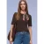Street One Dames Shirt met knoopdetail in Bruin
