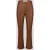 RAFFAELLO ROSSI Wide leg kunstleren broek van viscosemix model ‘MACY’