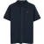 Marineblauwe polo met korte mouwen en geborduurd Rigby Go-logo