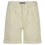 Red Button slim high waist bermuda short zand