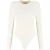 Malelions Women Crewneck Bodysuit | Cream