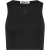 Malelions Women Motif Crop Top | Black