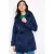 LOLALIZA trenchcoat donkerblauw