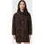 AllSaints Faye Shacket Dress Camo Brown