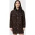AllSaints Faye Shacket Dress Camo Brown