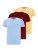 Jacey Quinn Shirt  blauw / geel / bourgogne
