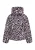 Faina Gewatteerd jack met zebraprint Dames Mauve zebra
