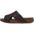 Fit Flop Heren Freeway Leren Sliders (Bruin)