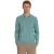 No Excess Pullover polo v melange dusty blue