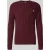 REVIEW Slim fit gebreide pullover van pure katoen met kabelpatroon