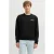 JJ REBEL sweater met backprint zwart