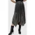AllSaints Lerin Metallic Skirt Silver