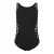 Speedo Dames/Dames logo-eendelig badpak (Zwart)