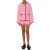 Moschino Gold Heart Buttons Jacket Pink