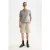 Scotch & Soda Washed Nylon-blend Poplin Wide Fit Cargo Bermuda Plaza Taupe