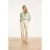 Smashed Lemon Structuur blouse met knoopsluiting en 3/4 mouwen |