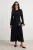 Trendyol Modest Dames Zwart Effen Maxi Lang Casual A-lijn Modest Jurken