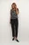 Mouwloos shirt Loose fit Black / Antique Zebra Print animal