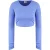 Gymshark Whitney Simmons Womens Blauwe Gewatteerde Top