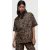 AllSaints Jemi Leppo Shirt Leopard Gold