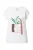 Ulla Popken Shirt  beige / groen / rosa / offwhite