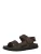 JACK & JONES Sandalen ‘JFWMILAN’  bruin