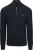 Gant Half Zip Trui Micro Textured Navy