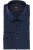 Venti Body Fit Overhemd Marine, Effen