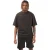 Hype Oversized T-shirt voor heren met kenmerkend logo (Zwart)