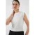 Kraagloze Slim Fit Versierde Blouse