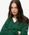 Oversized V-hals Trui Green