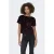ONLY top donkerrood met pailletten