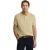 Beige trui met korte mouwen, polokraag en Rigby Go-logo