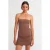 Strapless Bodycon Mini Jurk