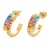 Kurt Geiger oorbellen Eagle Baguette goudkleurig