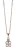 Orphelia Dames 925 Sterling Zilveren Ketting met Hanger – Roze ZH-6032/1