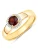 Rafaela Donata Ring  goud / bordeaux