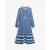 Langarm midi jurk met print voor dames Superdry