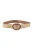 PIECES leren riem PCPILJA goudkleurig