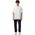 Hugo Heren-T-shirt met opdruk op de rug: MCMXCIII (Wit/blauw)