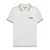 Lambretta Heren SS25 Twin Tip Poloshirt (Wit, Zwart)