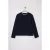 TRENDYOL MAN Heren Donkerblauw Gestructureerd Lang Regular fit Sweatshirts