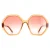 Chloe Round Dames Orange Crystal Pink Gradiënt Ch0008S Esther