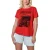 Batman Arkham Asylum-T-shirt voor dames (Rood)