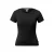Dames T-shirt van katoen slim fit met geperforeerd patroon QS