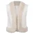 Tramontana quilted teddy gilet – ecru