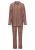 LASCANA Pyjama  bruin / aubergine / lichtroze / wit