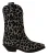 Dolce & Gabbana Grijs Zwarte Luipaard Cowboylaarzen Schoenen