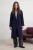 TRENDYOLMİLLA Dames Donkerblauw Effen Oversized Jassen